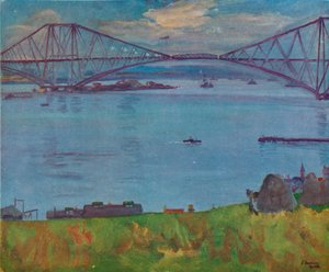 De Forth Bridge, 1914, 1918 door Sir John Lavery
