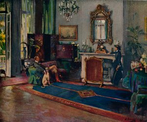 De Windhond door Sir John Lavery
