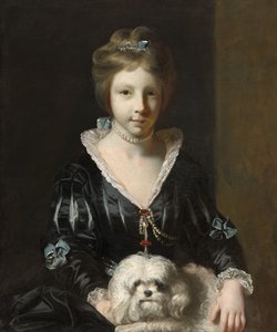 Miss Beatrix Lister, 1765 door Sir Joshua Reynolds