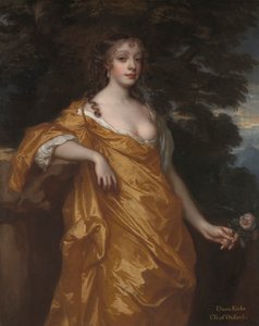 Diana Kirke, later Gravin van Oxford door Sir Peter Lely