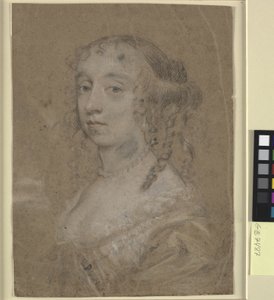 Hoofd en schouders portret van een dame