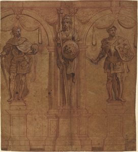 Rudolf I en Albert I met Pallas