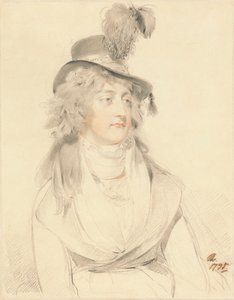 Portret van juffrouw Lysons door Sir Thomas Lawrence