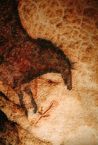 Galopperend Paard in de Lascaux grot, Frankrijk