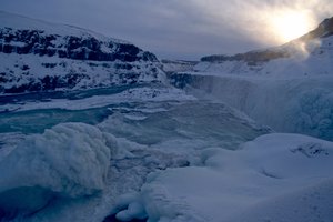 IJsland: Gulfoss, waterval, 2022