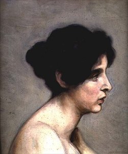 Portretstudie van Marie Kroyer
