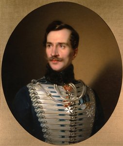 Portret van Prins Mikhail Fyodorovich Golitsyn 1800-1873, Begin 1840s