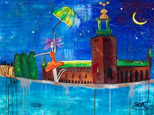 Whimsical Girl Stockholm Night door Sofia Toborg