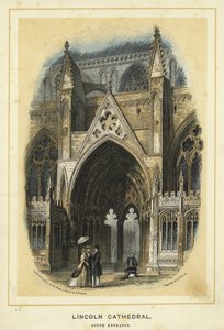 Lincoln Kathedraal, zuidelijke ingang door Solomon Alexander Hart