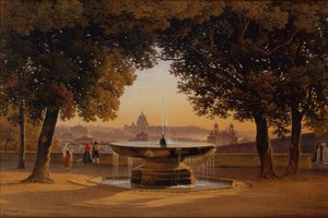 De fontein van Villa Medici