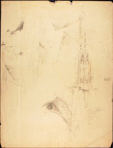 Kathedraal Studie door Solon H. Borglum