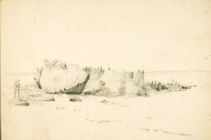Landschap door Solon H. Borglum