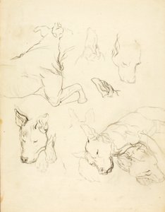 Slapende honden door Solon H. Borglum
