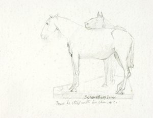 Sneeuwjacht door Solon H. Borglum