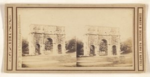 Boog van Constantinus genomen vanaf het Colosseum