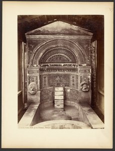 Huis van de grote fontein. Pompeii. door Sommer and Behles