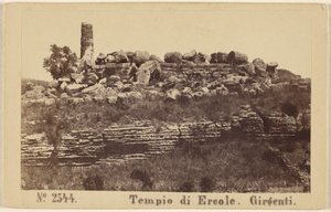 Tempel van Hercules. Girgenti.