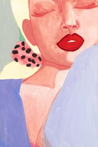Serene rode lippen door Sophia Novosel