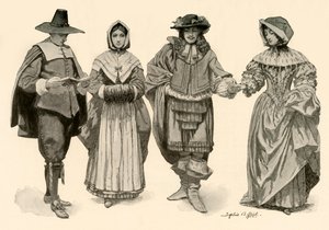 Kleding tijdens de periode van 1620-1670, 1903, 1937 door Sophie B. Steel