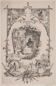 Grootmoeders kip. Uit J. C. Gerson: De school en het huis, nr. 2