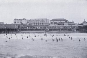 Oceaanstrand, Durban door South African Photographer