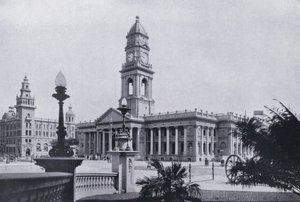 Postkantoor en Natal Bank, Durban door South African Photographer