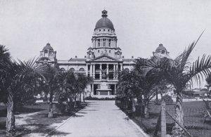 Het stadhuis, Durban door South African Photographer