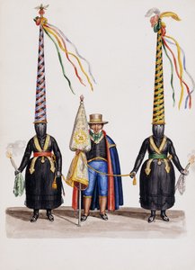 Typen en kostuums van Nieuw-Granada door South American School