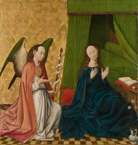 De annunciatie door South Netherlandish Painter