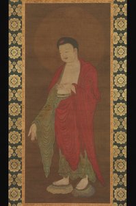 Boeddha Amitabha die afdaalt uit zijn Pure Land door Southern Song Dynasty Chinese School
