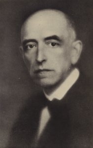 Manuel de Falla, Spaans componist (1876-1946) (z/w foto) door Spanish Photographer