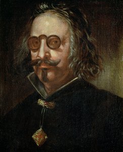 Portret van Francisco de Quevedo y Villegas (1580-1645) door Spanish School