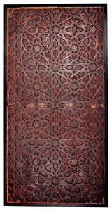 Een Mudejar geometrisch plafond, Zuid-Spanje, waarschijnlijk Sevilla