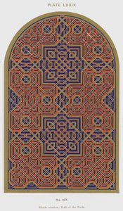 Blanco raam, Hal van de Schors (kleur litho) door Spanish School