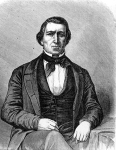 Brigham Young (1801-77) Tweede president van de Mormoonse kerk en oprichter van Salt Lake City, Utah, uit 