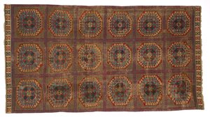 Tapijt met een Turks patroon, ca. 1450-1500 door Spanish School