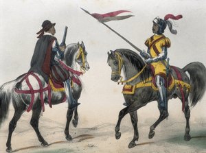 Cavaleristen tijdens het bewind van Filips II van Spanje, 1851-1859