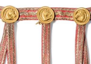 Detail van de Sabretache van Joseph-Napoleon Bonaparte, koning van Spanje, voor 1813 door Spanish School