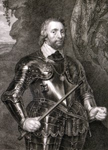 Don Alonso Perez de Guzman el Bueno (gravure) door Spanish School