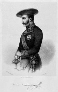 Eerste Carlistenoorlog (1833-1840): portret van Carlistengeneraal Tomas Zumalacarregui (1788-1835) door Spanish School