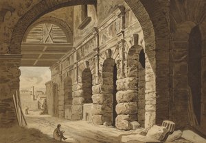 Galerij van Domitianus, Rome door Spanish School
