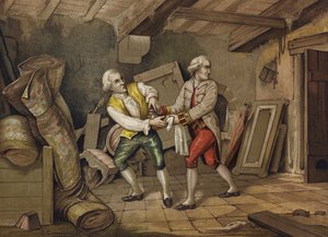 Geleid door een trouwe dienaar, de Prins van de Vrede door Spanish School