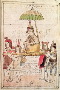 Illustratie van Huascar Inca uit 