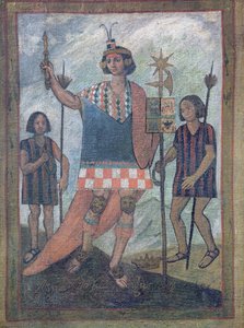 Inwoners van de Nieuwe Wereld ontmoet door Christoffel Columbus tijdens zijn eerste reis in 1492