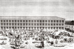 La Casa de los Portales, Plaza de Simon Bolivar, voorheen Plaza de la Constitución, Bogotá, Colombia