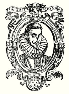 Lope de Vega, Spaanse dichter, toneelschrijver en romanschrijver (litho) door Spanish School
