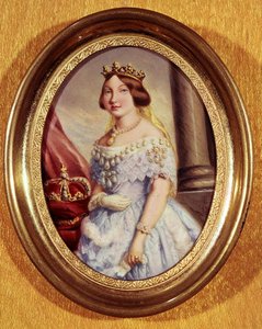 Miniatuurportret van Koningin Isabella II (1830-1904)