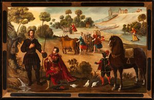 Wonderen van St. Isidore, ca. 1622 door Spanish School