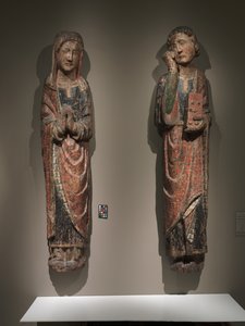 Rouwende Sint Jan en Rouwende Maagd, Koninkrijk Castilië en León, ca. 1250-1275 door Spanish School