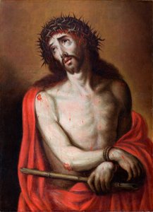 Parochiemuseum. Schilderij. Ecce homo. Madrileense school. Olieverf op doek. 17e eeuw. door Spanish School